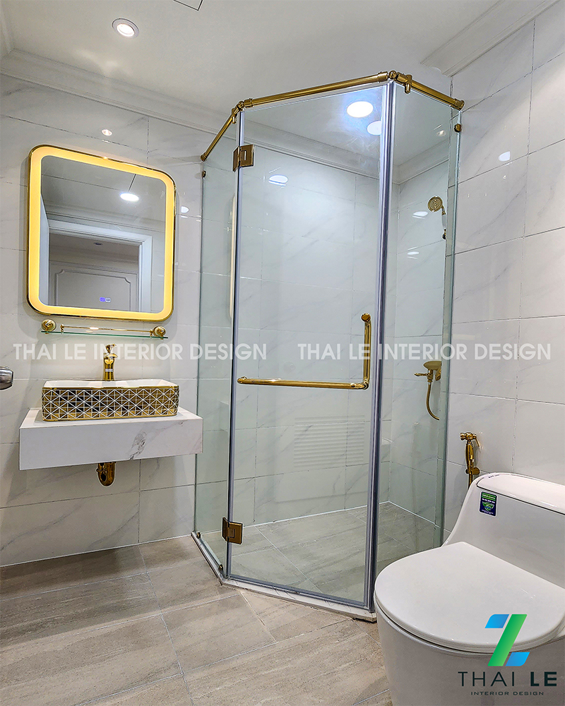 Thi công nội thất căn hộ A15.03 An Phú Q6 - 135m2